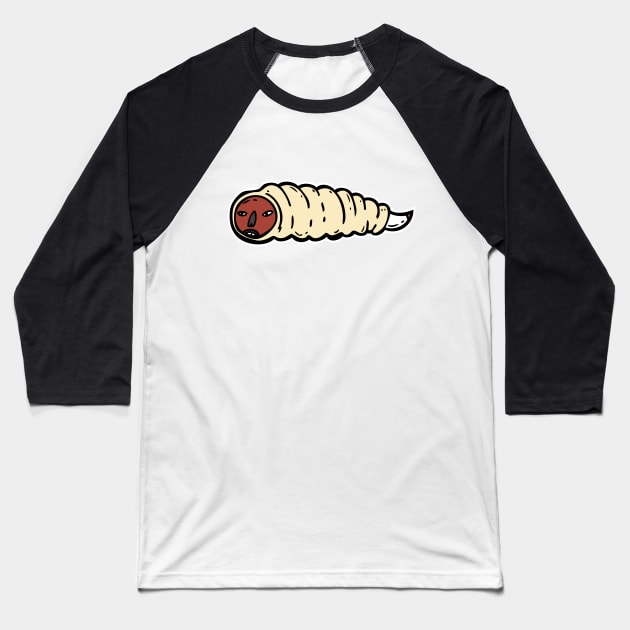 Angrylarva Baseball T-Shirt by Nadyusha4444